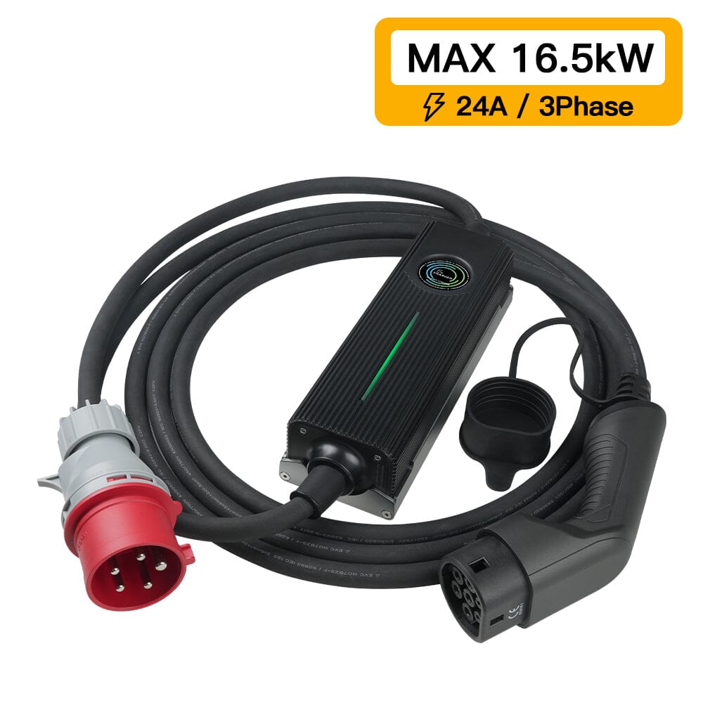 Morec 16 kw portable ev charger