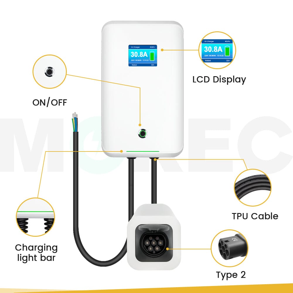 Morec Three Phase 11KW ev charging station