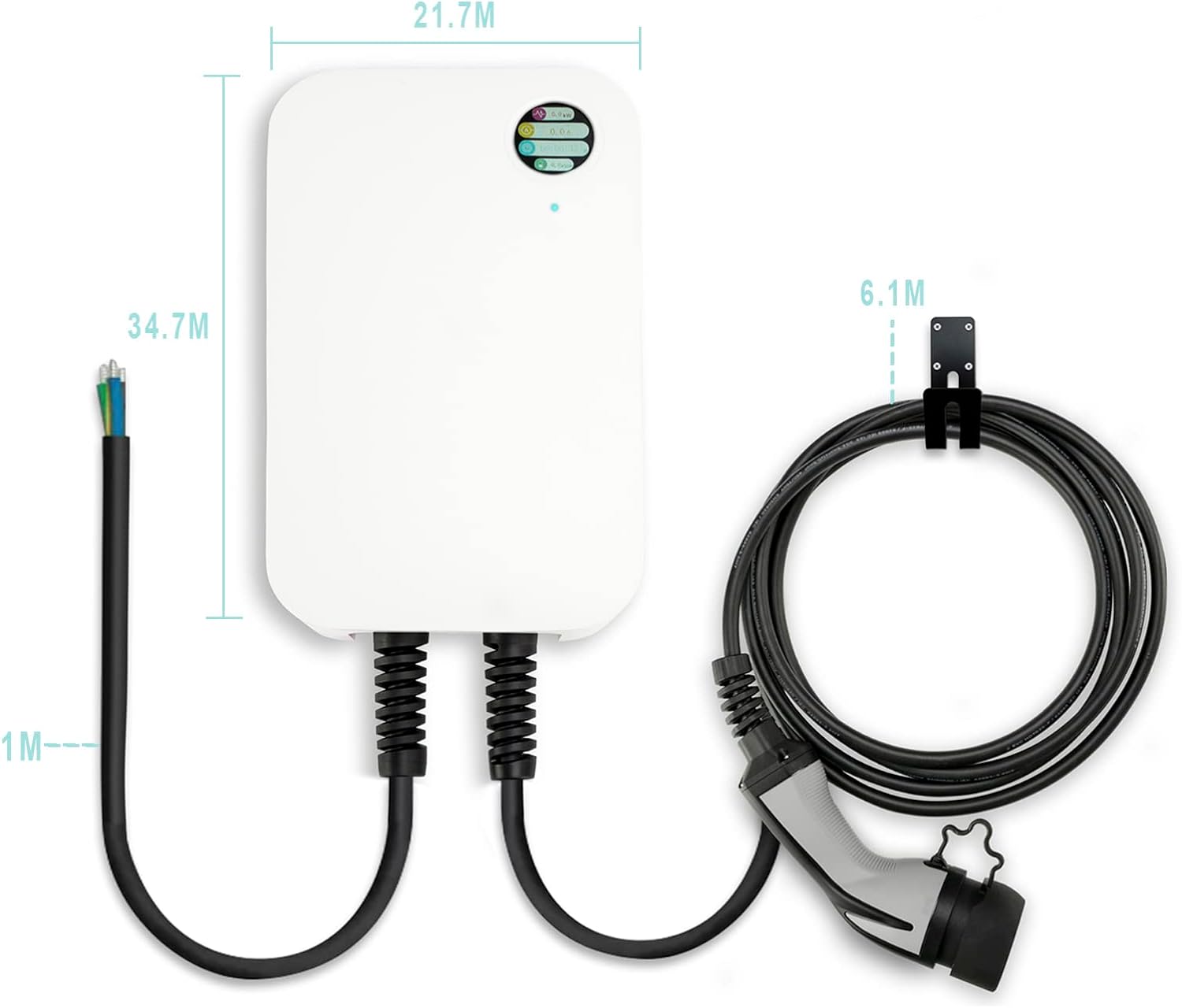 MOREC 7/11/22KW Typ 2 Wallbox-Heimstation