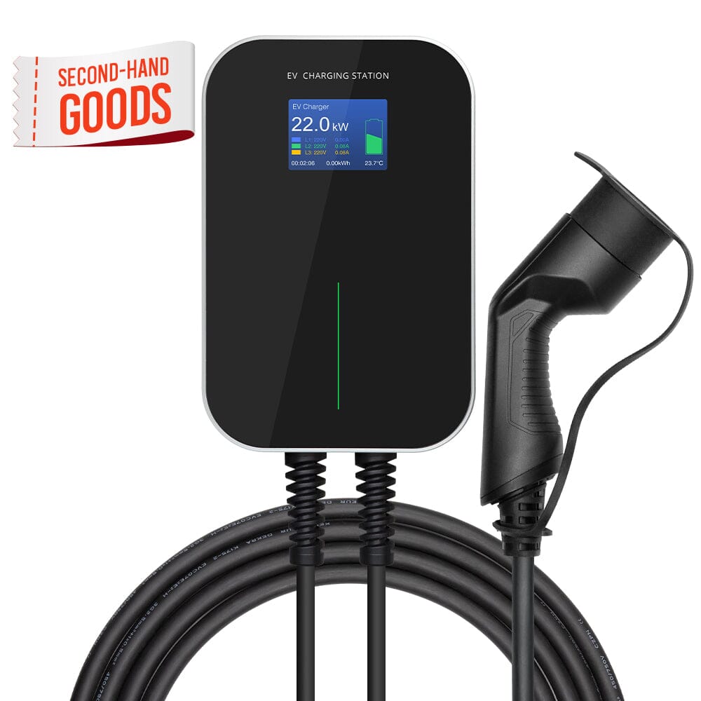 MOREC EV AC Charging Station with Type 2 Cable, Single Phase 24A 5KW -  MOREC.eu