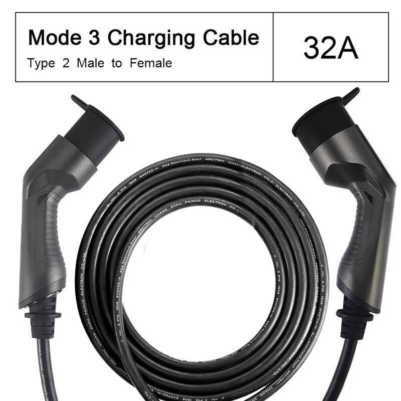 MOREC CHC001/2/3/4 16/32A Mode 2/3 EV CHARGING CABLE MAX 22KW(SUPPORT THREE-PHASE CHARGING)